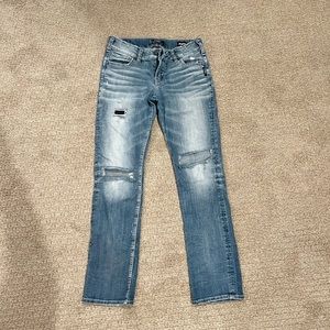 Silver Brand Distressed bootcut jeans